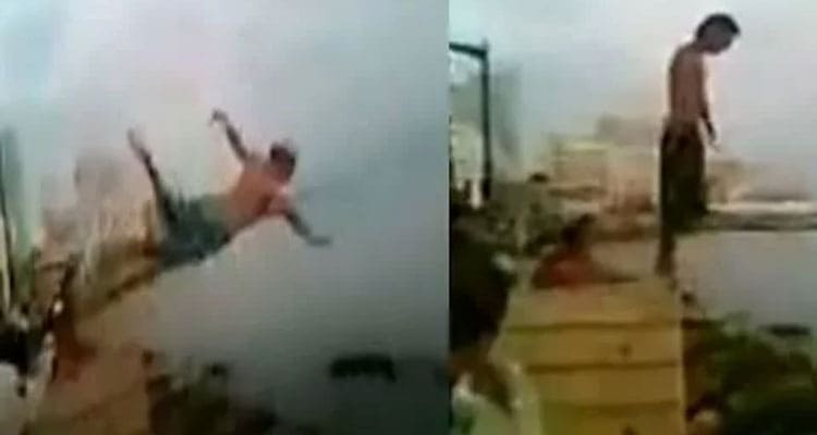 Latest News Split Face Diving Accident Full Video No Blur
