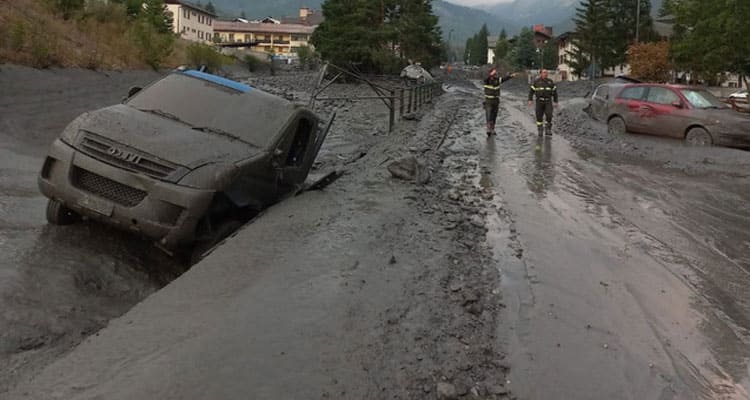 Latest News Video Landslide Bardonecchia